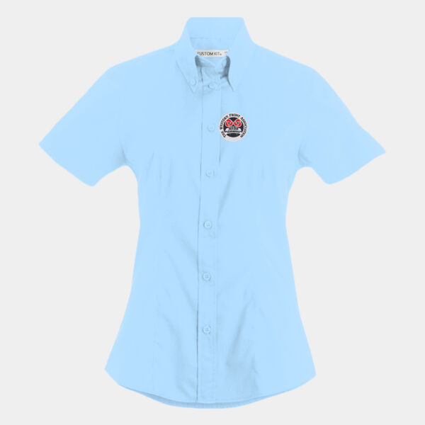 Ladies Short Sleeve Oxford Shirt Thumbnail