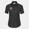 Russell Collection Ladies Short Sleeve Easy Care Oxford Shirt Thumbnail
