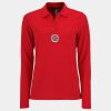 SOL'S Ladies Perfect Long Sleeve Piqué Polo Shirt Thumbnail